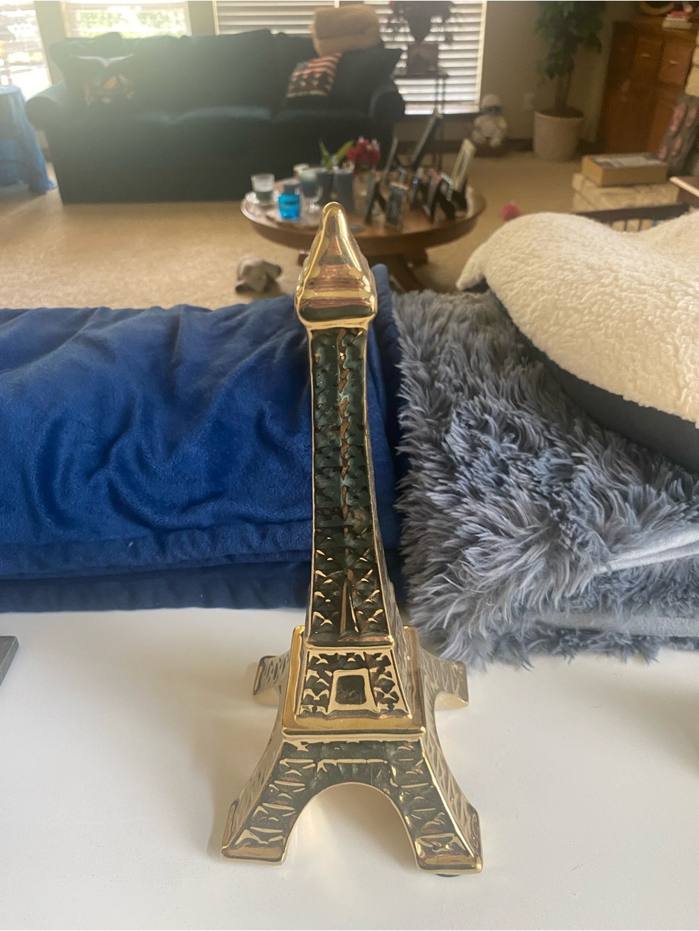 Brass Eiffel Tower Figurine
